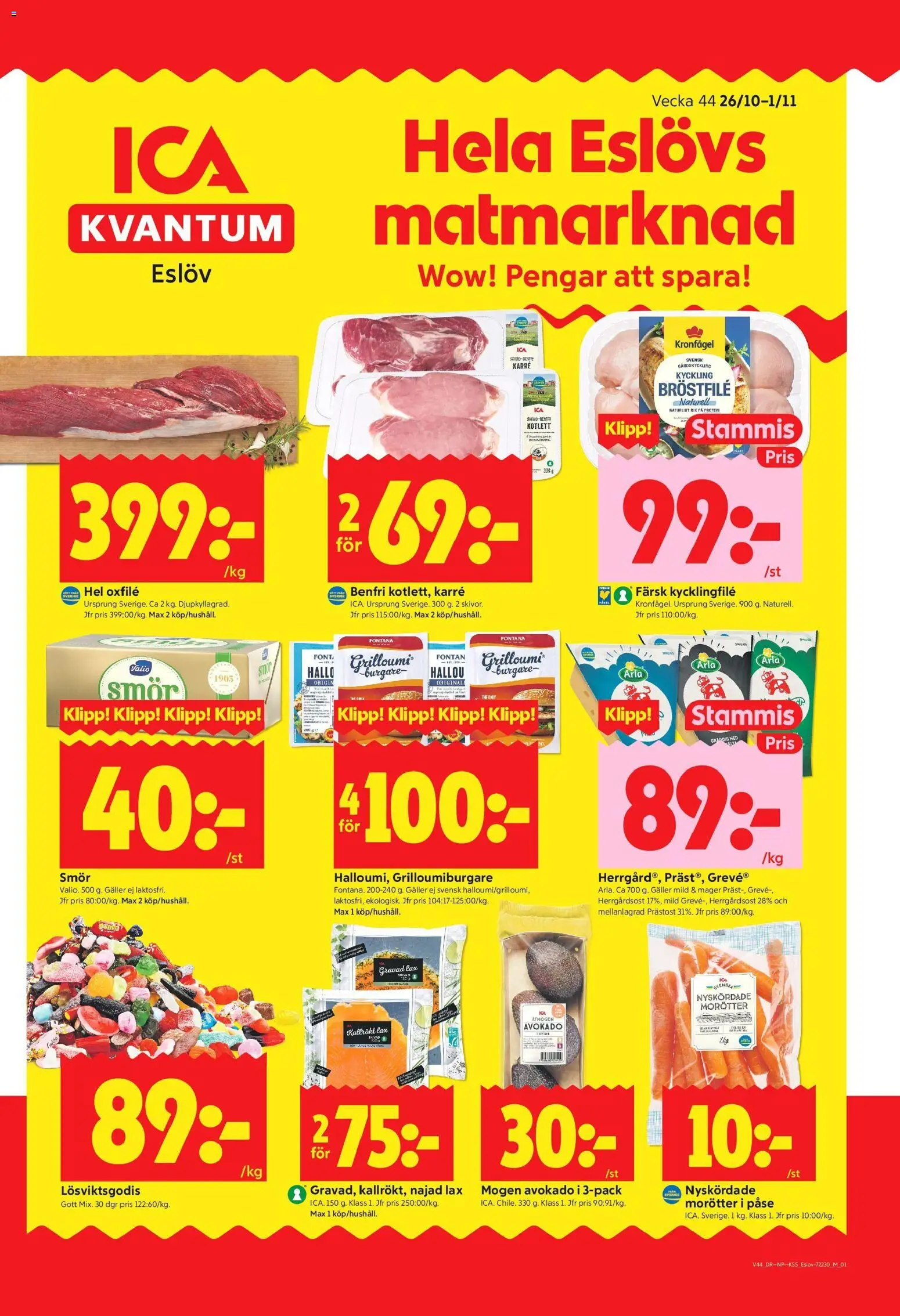 Förhandsgranska reklamblad ICA Kvantum erbjudanden från butik ICA Kvantum gäller från 26/10/2026