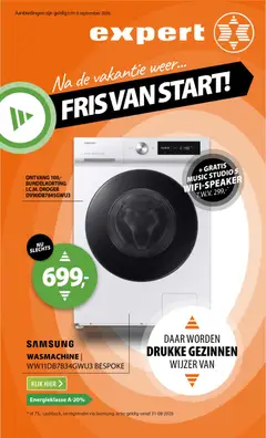 Voorbeeld van Expert folder van winkel Expert geldig vanaf 31-08-2026