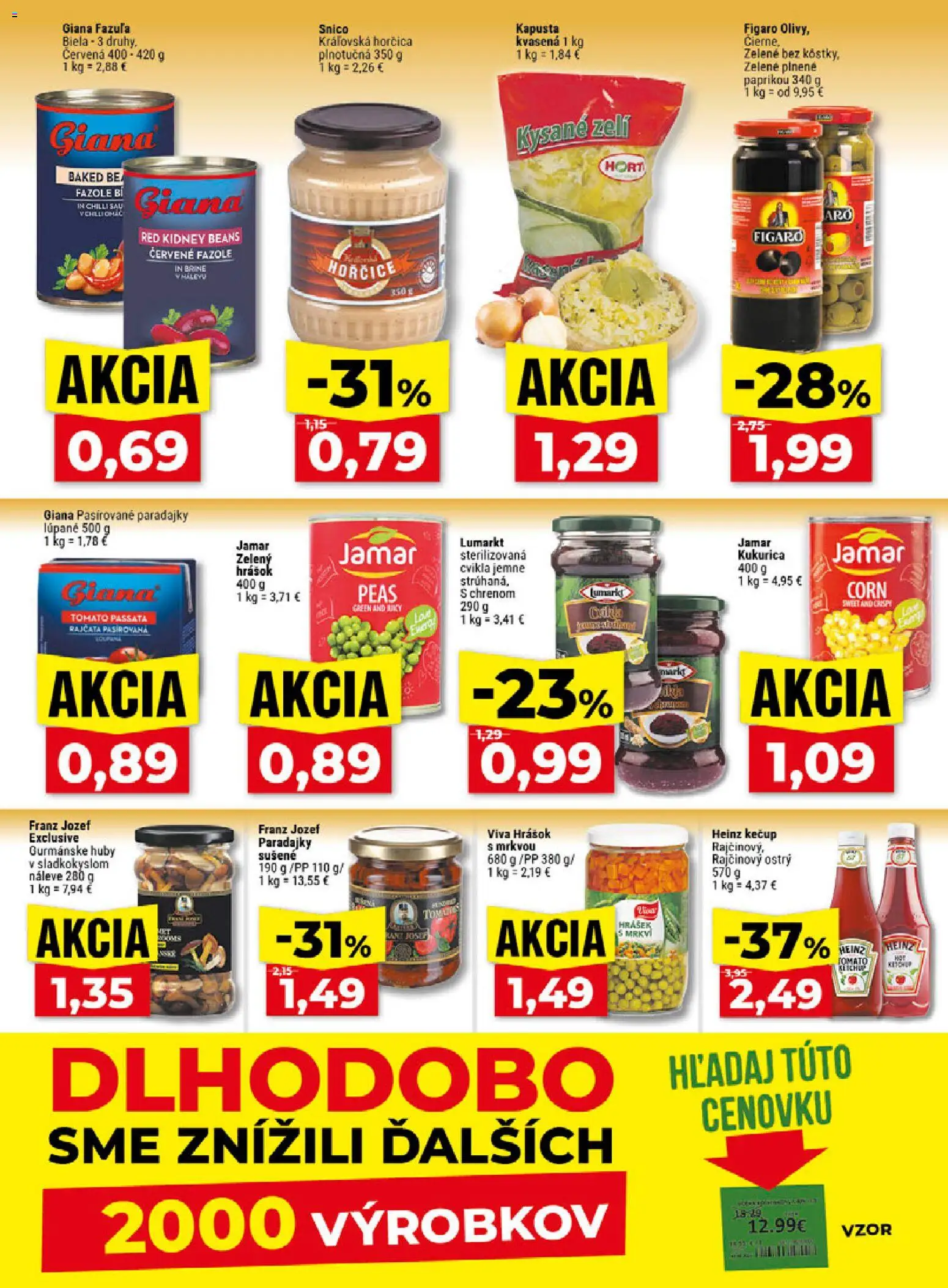 Náhľad Klas letáku platného od 07.09.2026 - Huby, Paradajky, Kukurica, Kapusta, Cvikla, Fazuľa, Horčica, Hrášok
