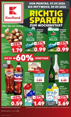 Vorschau von dem Prospekt des Geschäftes Kaufland, gültig ab dem 07.09.2026