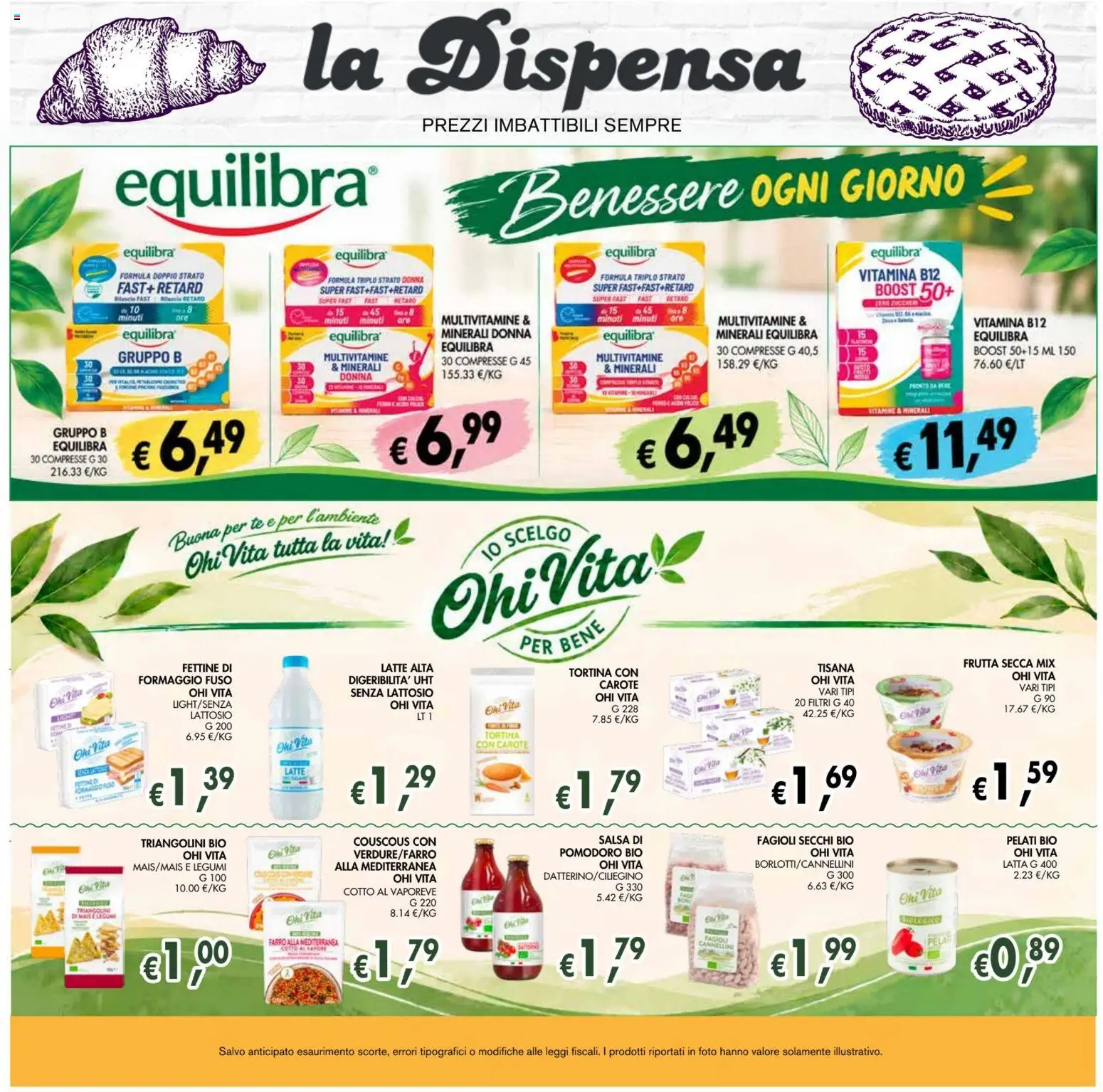 Anteprima dell'opuscolo Coal volantino èccoMi Teramo dal negozio Coal valido da 22/10/2026 - Frutta, Pomodoro, Farro, Legumi, Frutta secca, Salsa, Cannellini, Senza lattosio