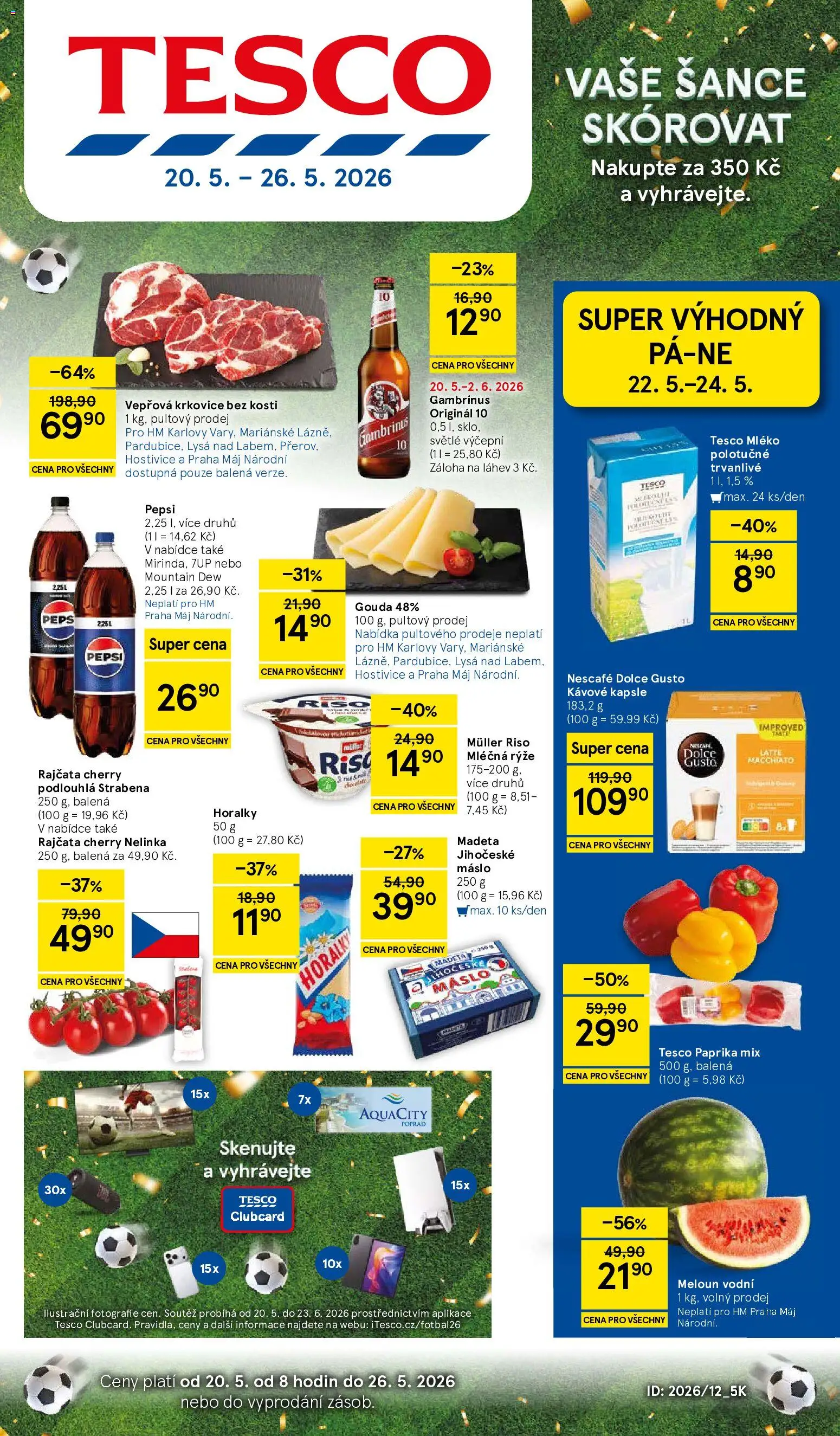 Náhled nabídky: Tesco Tesco leták - Hypermarket platný od 20.05.2026