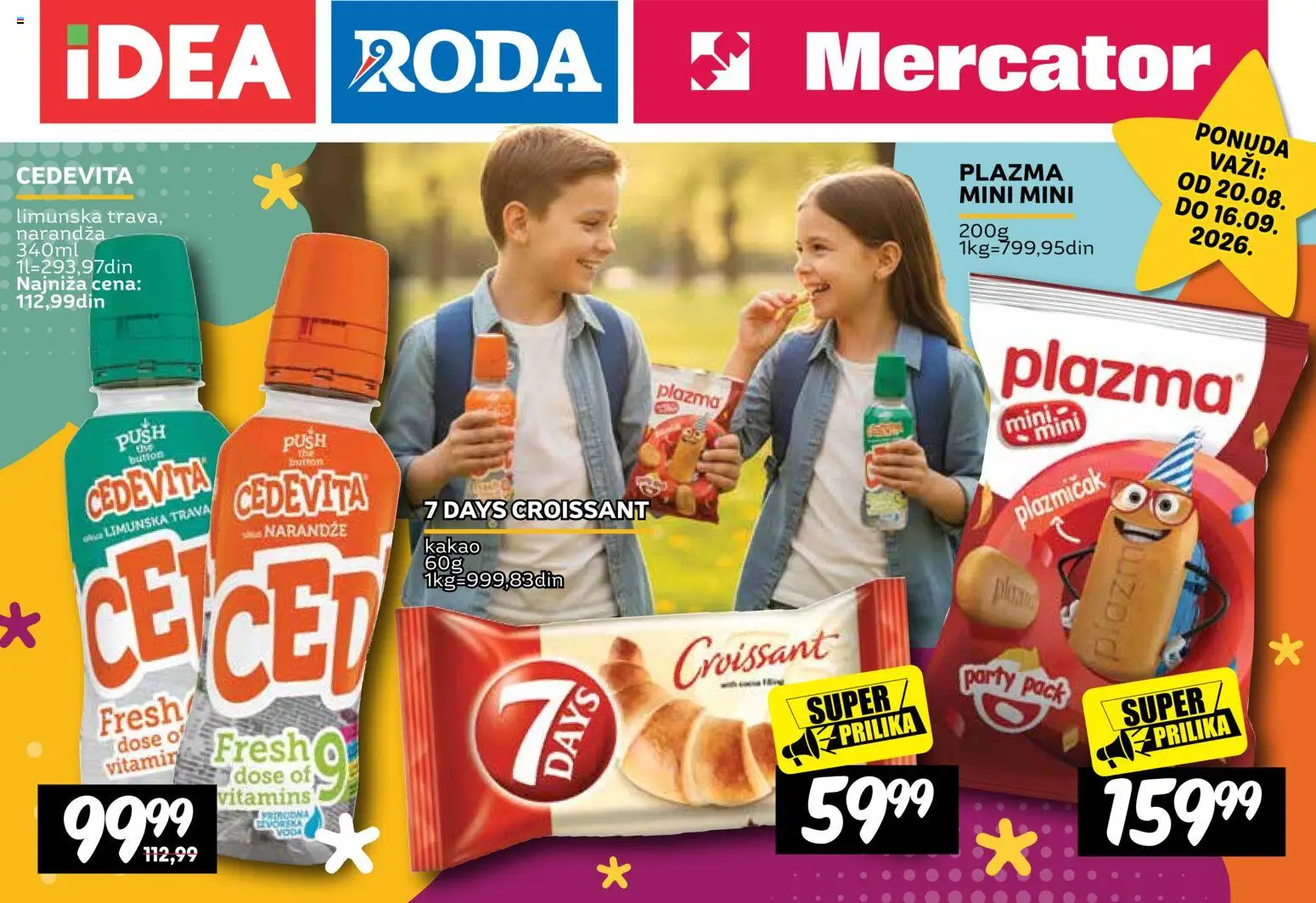 Pregled Idea kataloga - važi od 20.08.2026