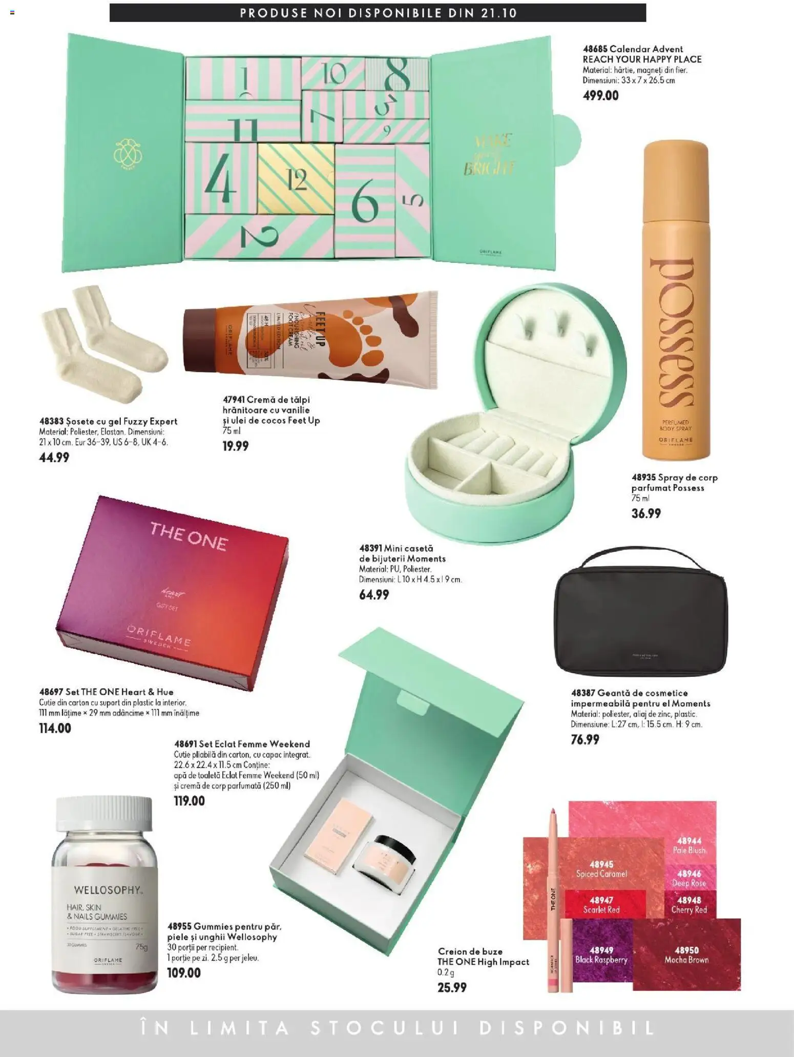 Previzualizarea de cataloage: Oriflame Oriflame ECatalogue valabil de la 21.10.2026 - Apă, Black, Geantă, Ulei, Blush, Cremă, Impact, Apă de toaletă