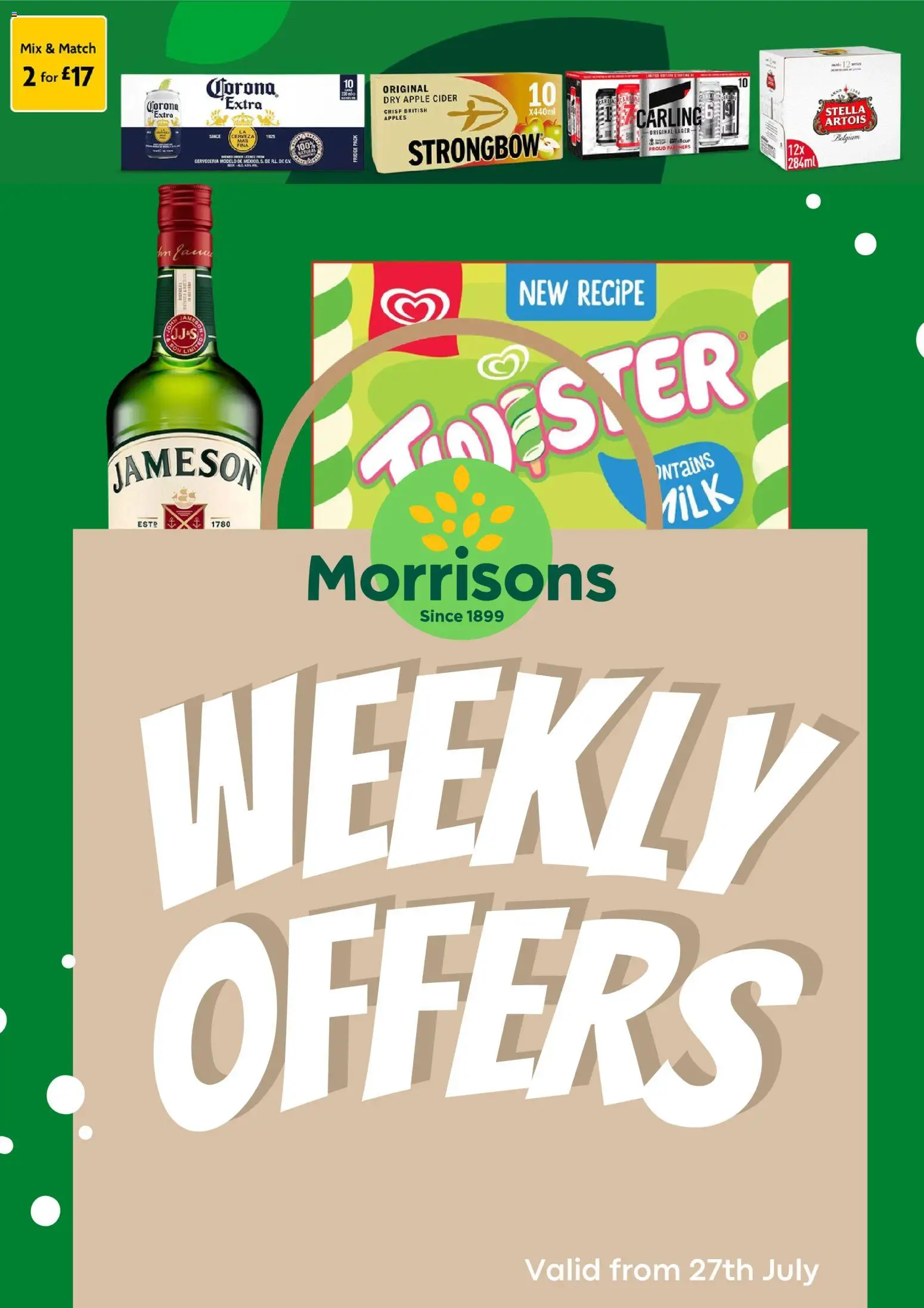 Preview of Morrisons Weekly offers Morrisons valid from 27/07/2026