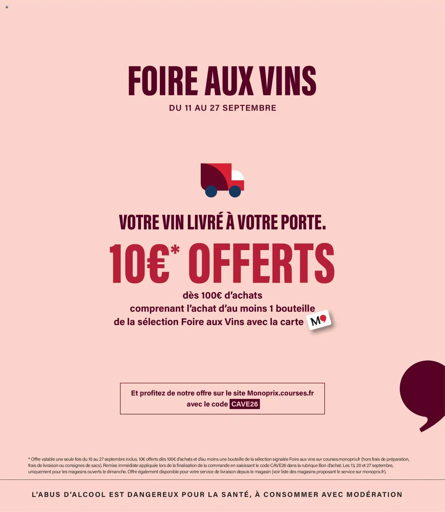 Prévisualisation de Monoprix - Guide foire aux vins du magasin Monoprix formulaire valide 11/09/2026 - Livre, Vin, Bouteille