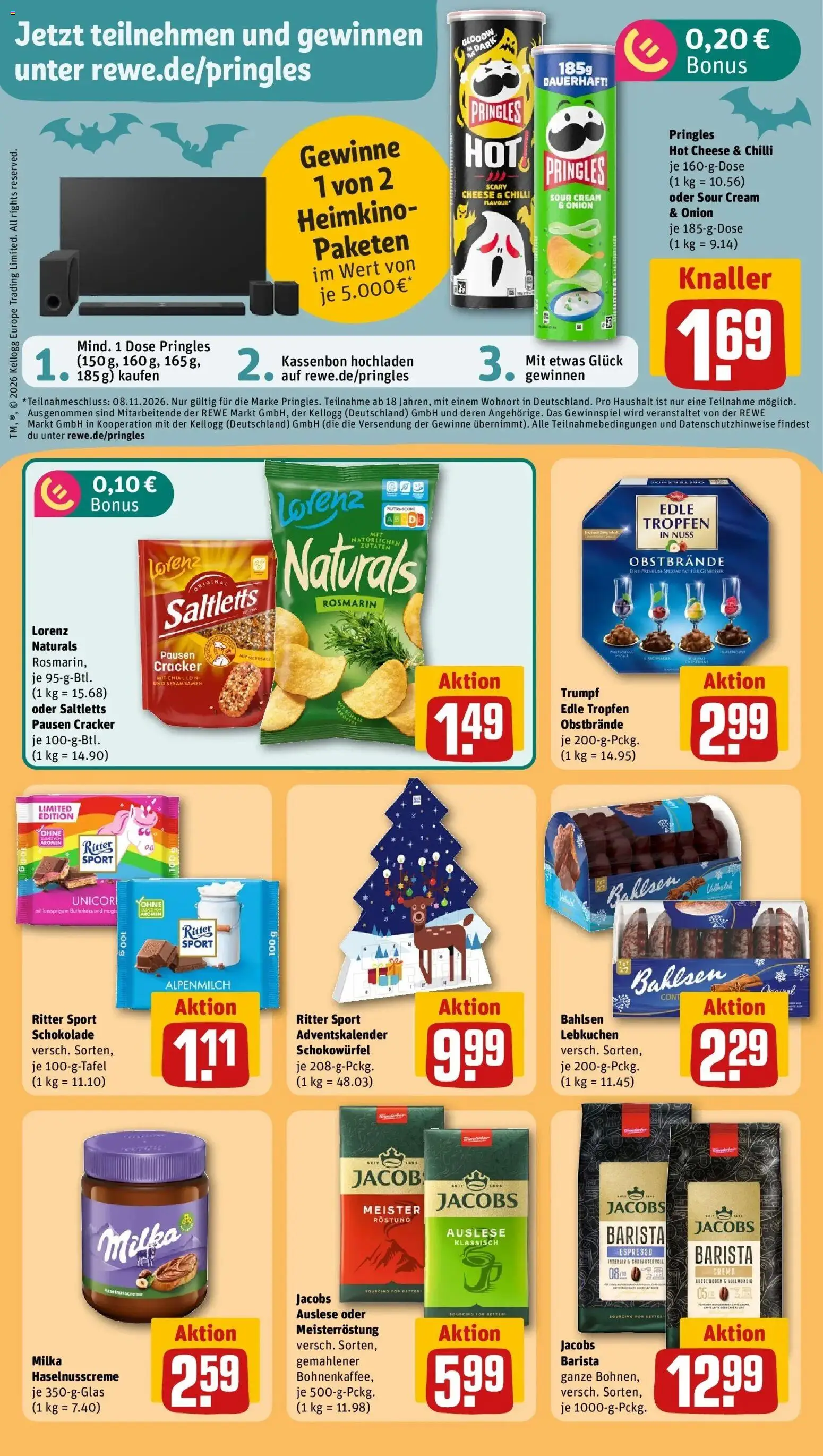 Vorschau von dem Prospekt des Geschäftes Rewe, gültig ab dem 26.10.2026