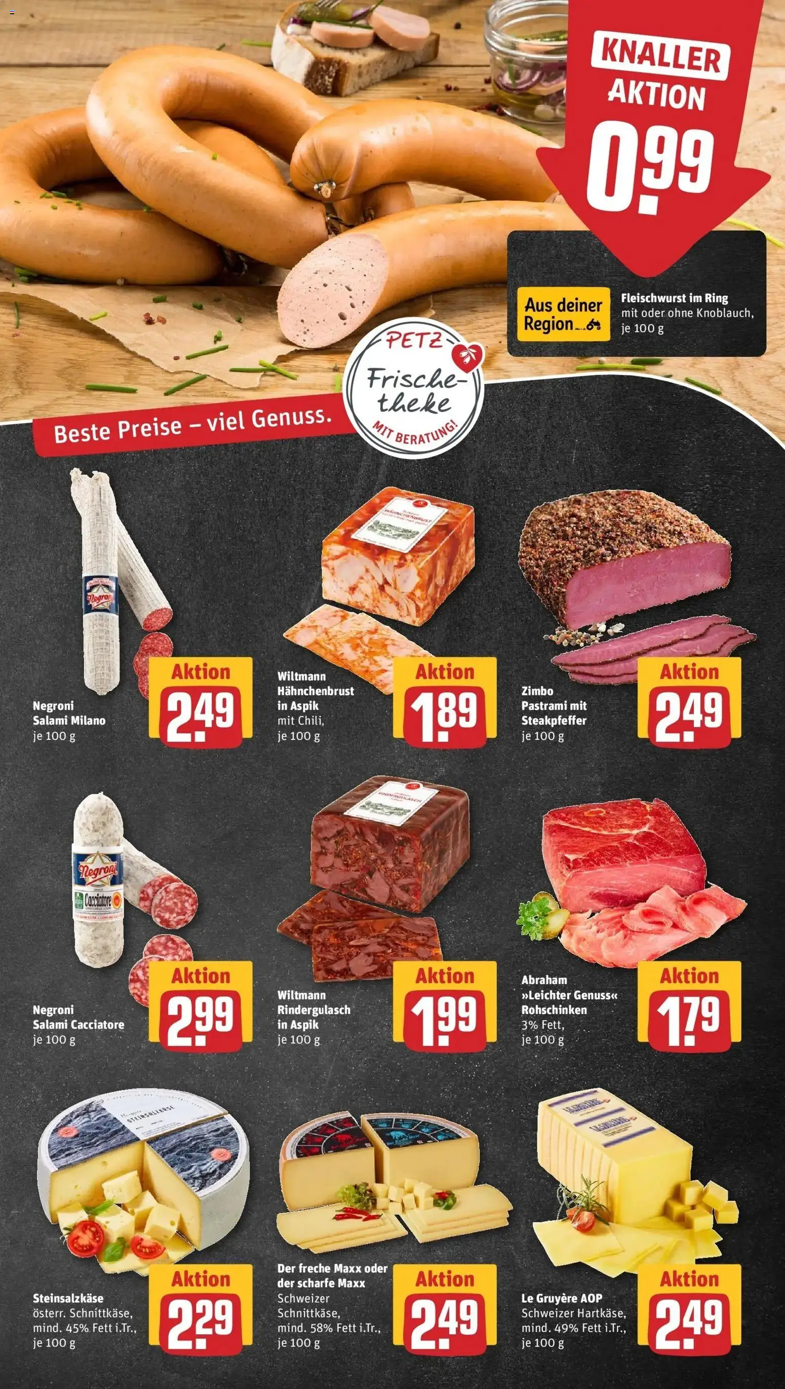 Vorschau von dem Prospekt des Geschäftes Rewe, gültig ab dem 26.10.2026