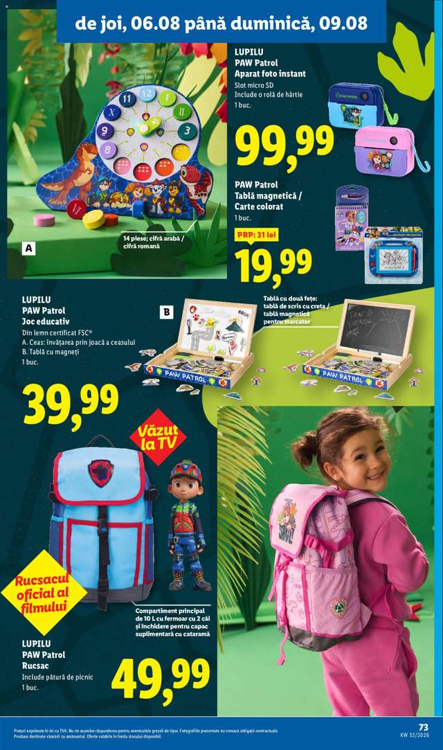 Noul catalog Lidl de la 03.08.