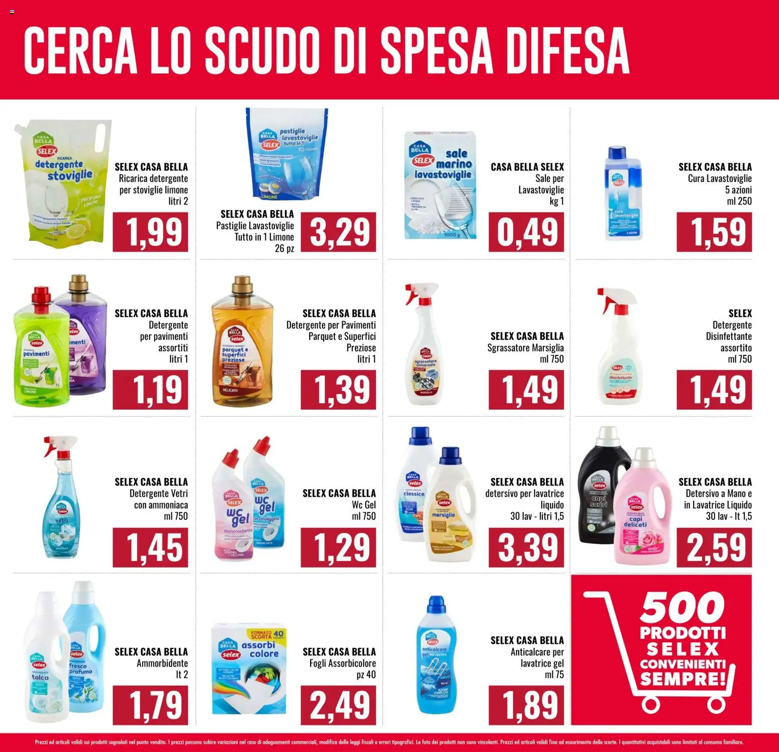 Anteprima dell'opuscolo Famila volantino Spesa Difesa dal negozio Famila valido da 08/10/2026 - Lavatrice, Lavastoviglie, WC, Profumo, Sale, Talco, Sgrassatore, Anticalcare
