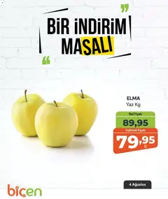 Biçen Market Biçen Market - Bir İndirim MaSalı - meyve 04.08.2026 - Broşürünün önizlemesi