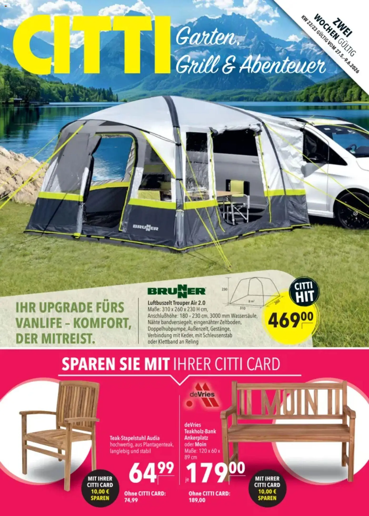 Eksempel på tilbudsavis CITTI - Grill- og havemøbler fra butik CITTI gyldig fra 27/05/2026 - Grill