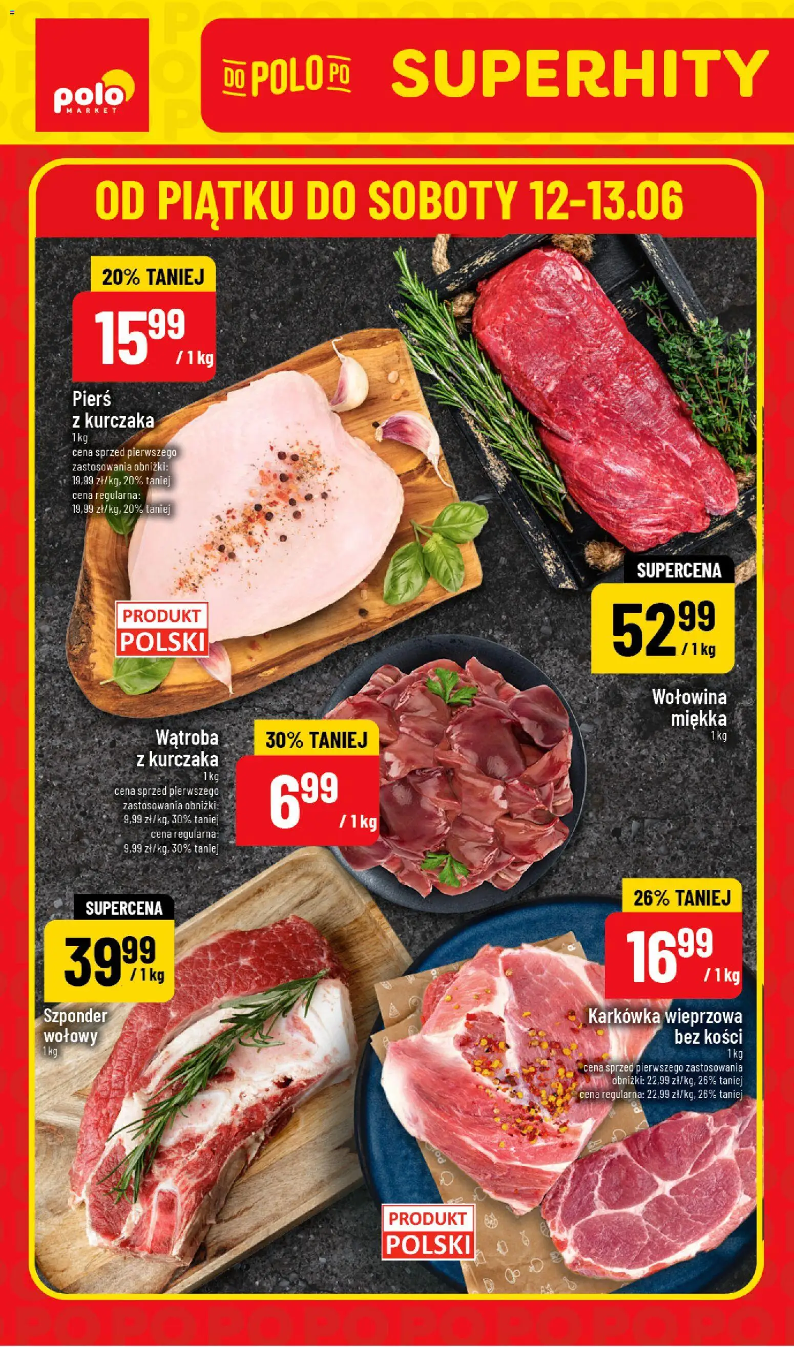 Pogląd gazetki "POLOmarket gazetka - Super Hity" ze sklepu POLOmarket ważnej od 11.06.2026