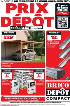 Prévisualisation de Brico Dépôt catalogue du magasin Brico Dépôt formulaire valide 29/04/2026