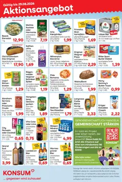 Vorschau von dem Prospekt des Geschäftes KONSUM Leipzig, gültig ab dem 24.08.2026