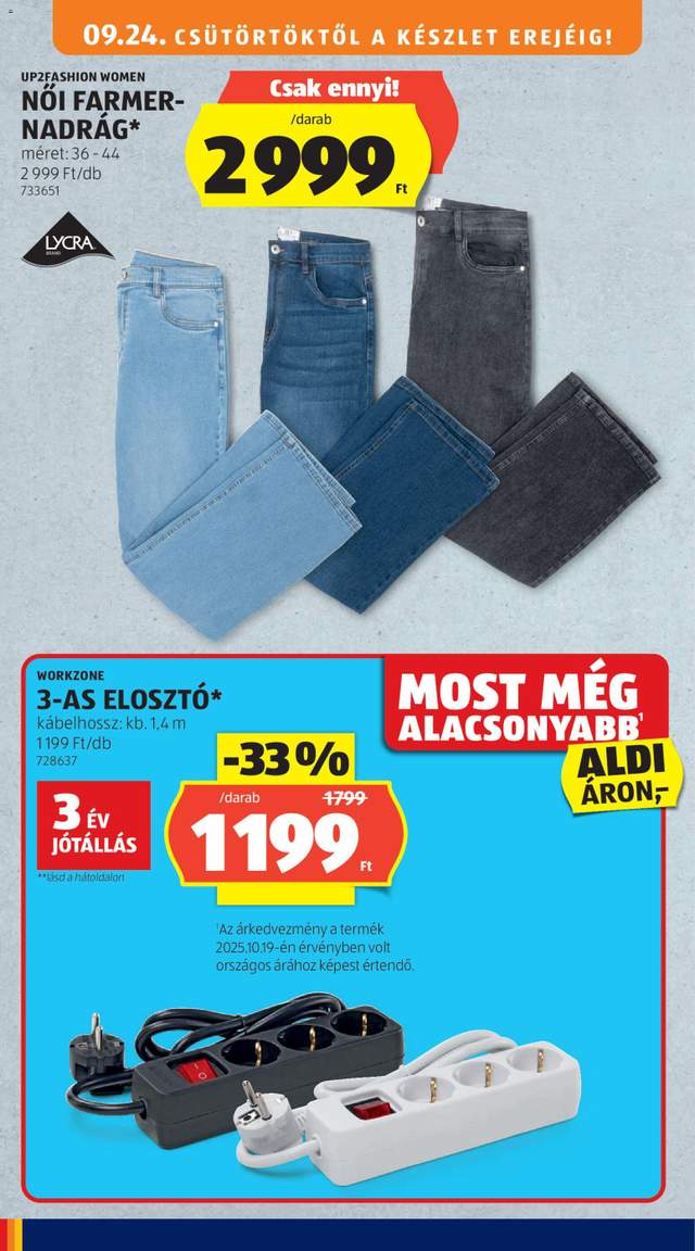 Új Aldi akciós újság 09.24.