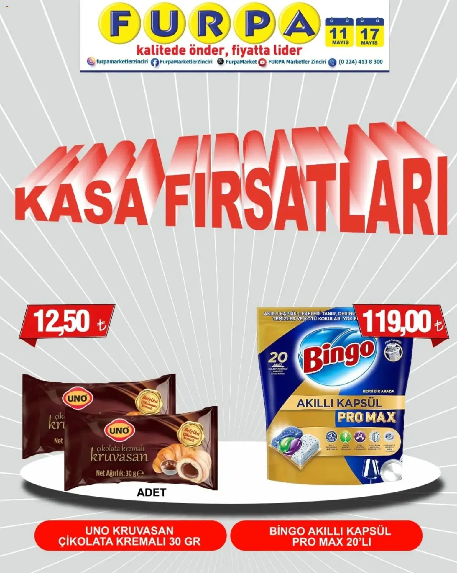 Furpa Furpa - Kasa Fırsatları 11.05.2026 - Broşürünün önizlemesi