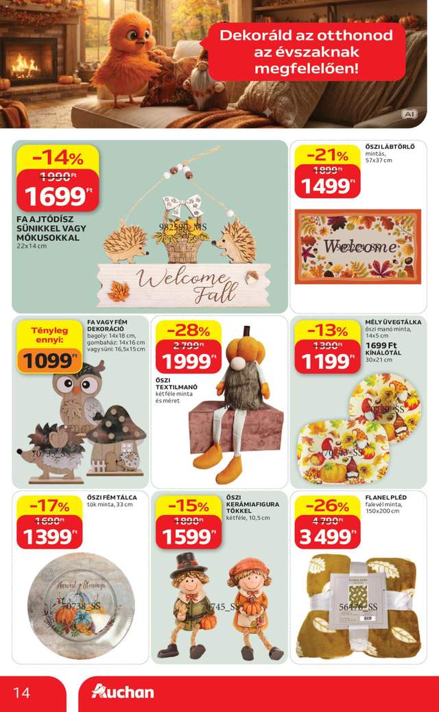 Új Auchan akciós újság 09.10.