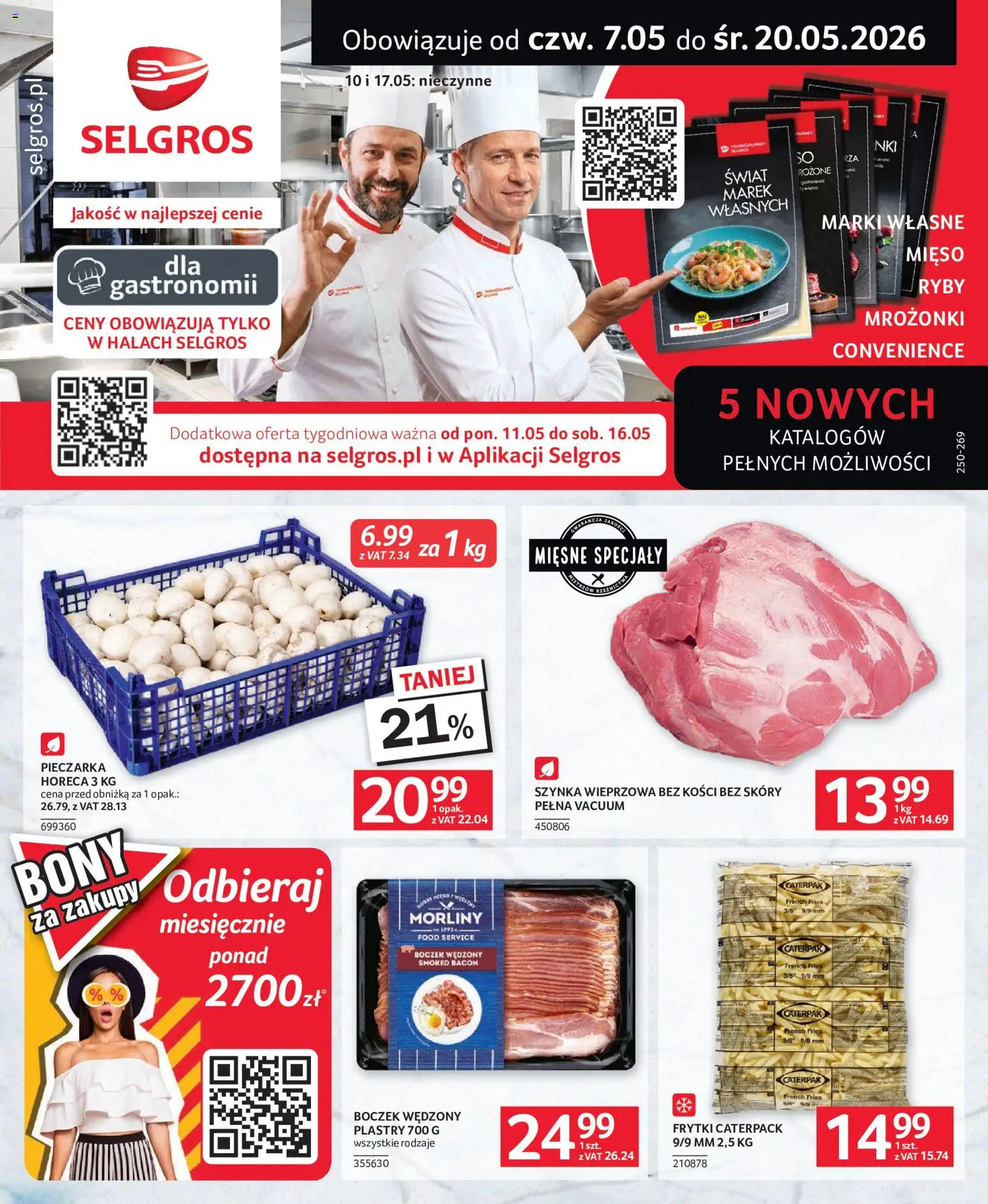 Pogląd gazetki "Selgros cash&carry gazetka - Oferta dla gastronomii" ze sklepu Selgros cash&carry ważnej od 07.05.2026