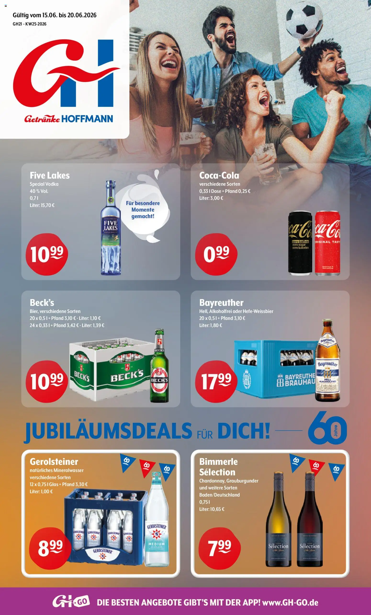 Vorschau von dem Prospekt des Geschäftes Getränke Hoffmann, gültig ab dem 15.06.2026