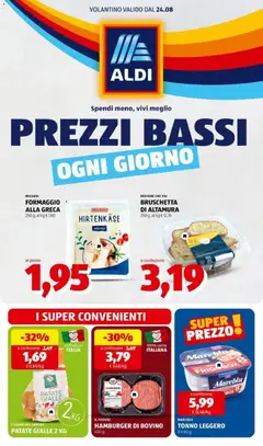 Anteprima dell'opuscolo Aldi volantino dal negozio Aldi valido da 24/08/2026