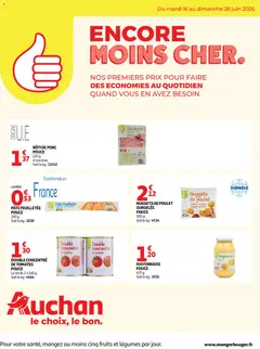 Voorbeeld van Auchan Folder / Publicité van winkel Auchan geldig vanaf 16/06/2026