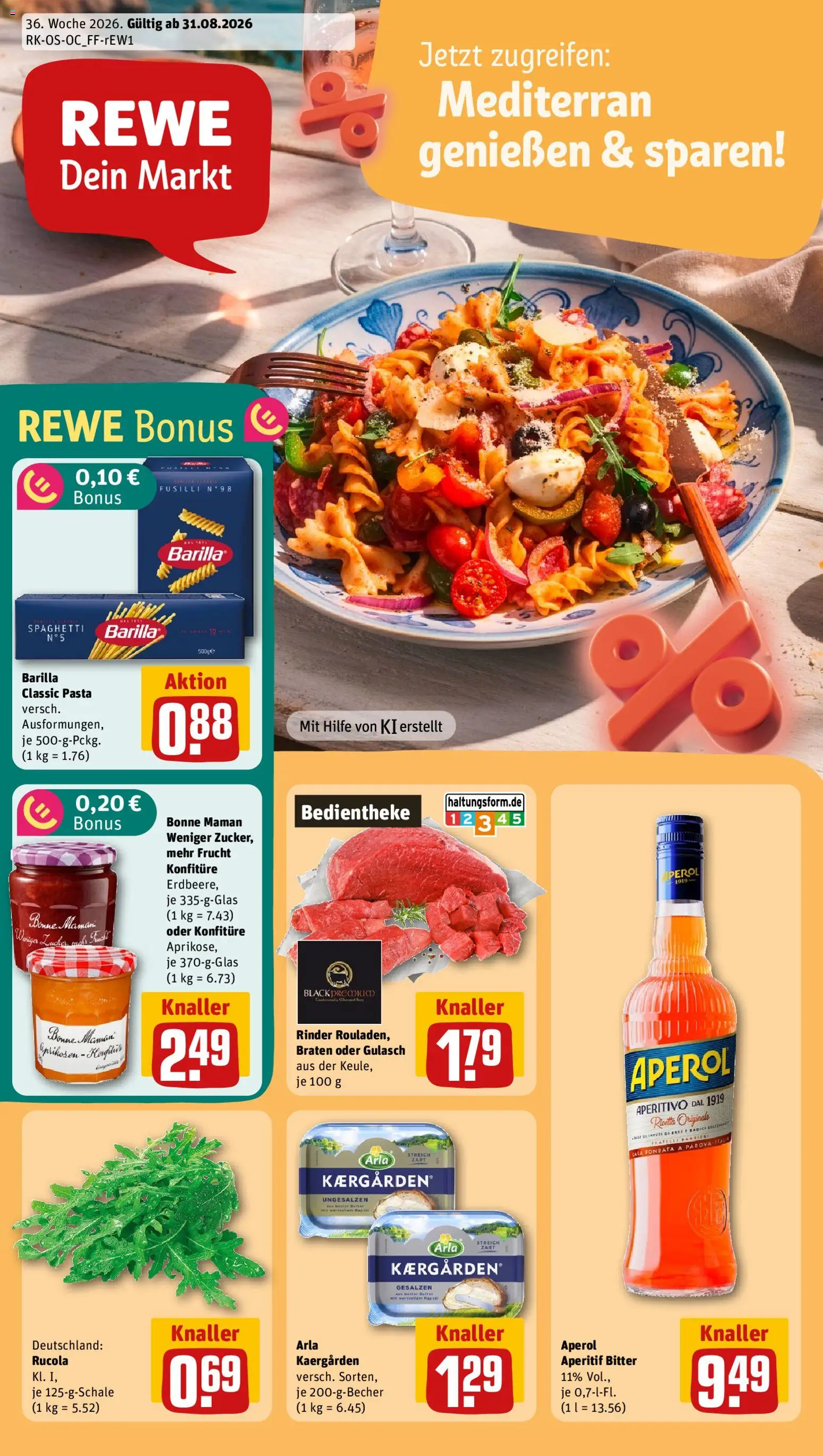 Vorschau von dem Prospekt des Geschäftes Rewe, gültig ab dem 31.08.2026