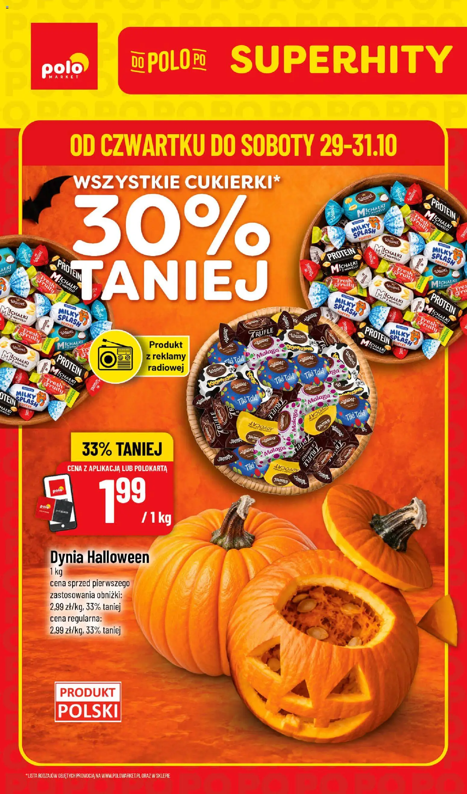 Pogląd gazetki "POLOmarket gazetka - Super Hity" ze sklepu POLOmarket ważnej od 29.10.2026 - Dynia