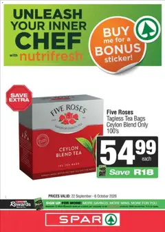 Preview of KWIKSPAR flyer valid from 22/09/2026