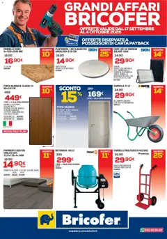 Anteprima dell'opuscolo Bricofer volantino dal negozio Bricofer valido da 17/09/2026
