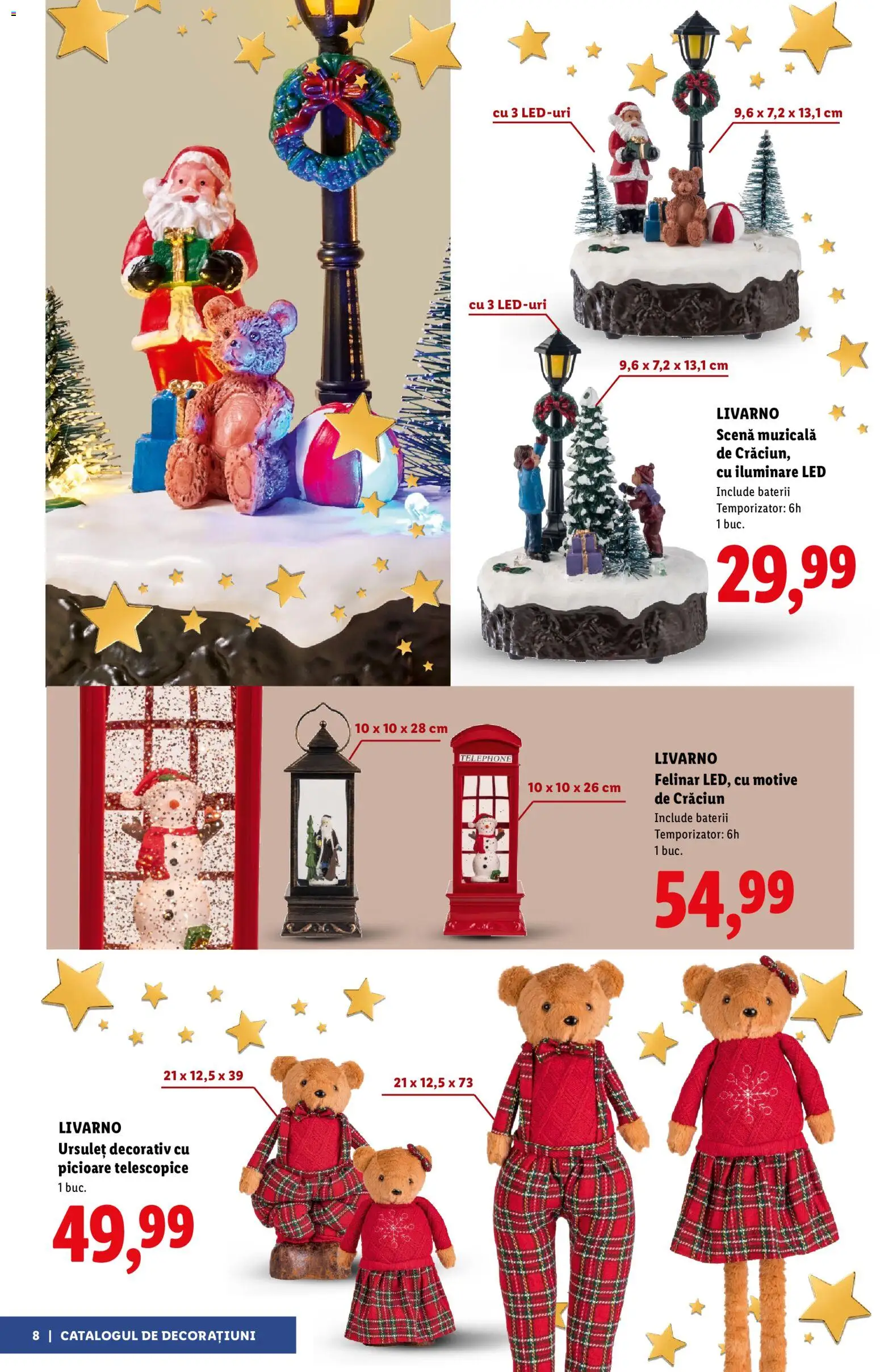 Previzualizarea de cataloage: Lidl Lidl Catalog Decorațiuni valabil de la 05.11.2026 - LED, Baterii, Felinar