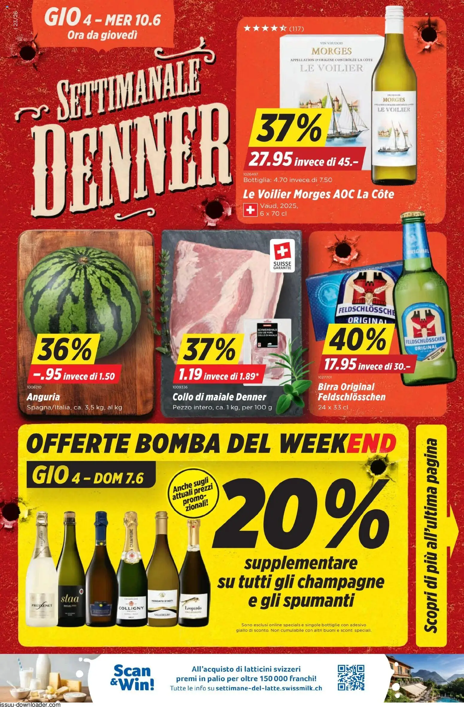 Vorschau des Merkblatts Denner aktionen IT vom Shop Denner gültig von 04.06.2026 bis 10.06.2026