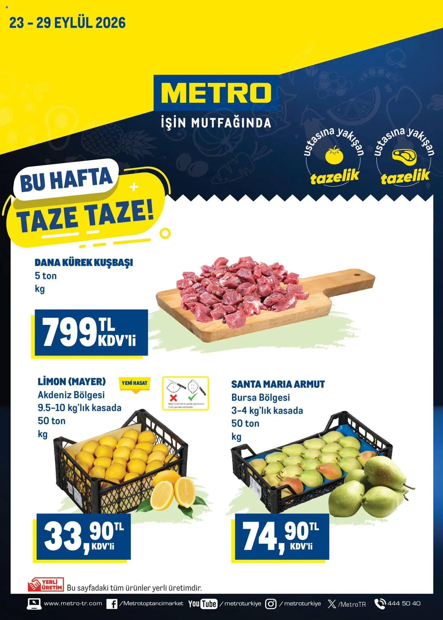 Metro Metro - Katalog 23.09.2026 - Broşürünün önizlemesi