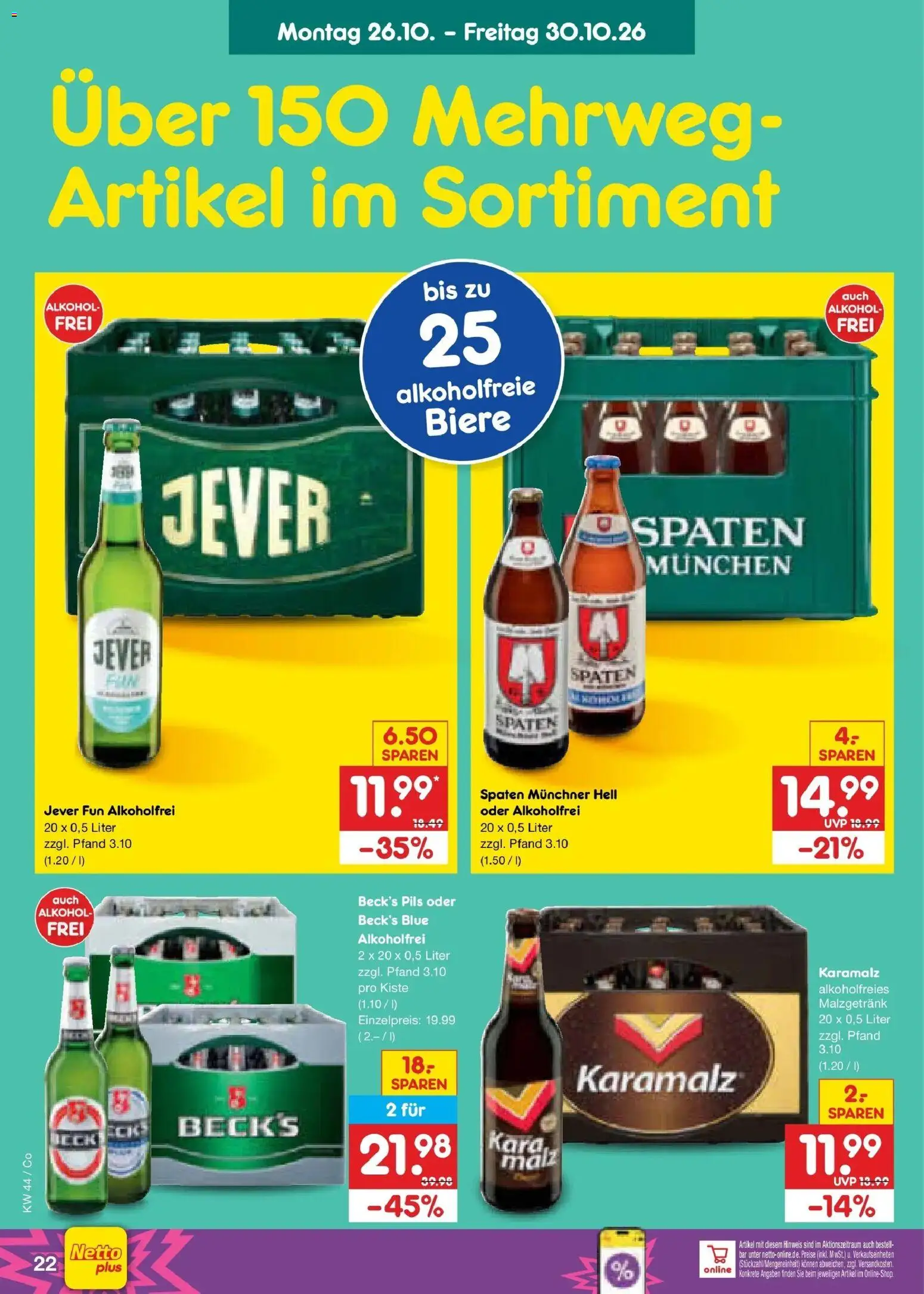 Vorschau von dem Prospekt des Geschäftes Netto Marken-Discount, gültig ab dem 26.10.2026