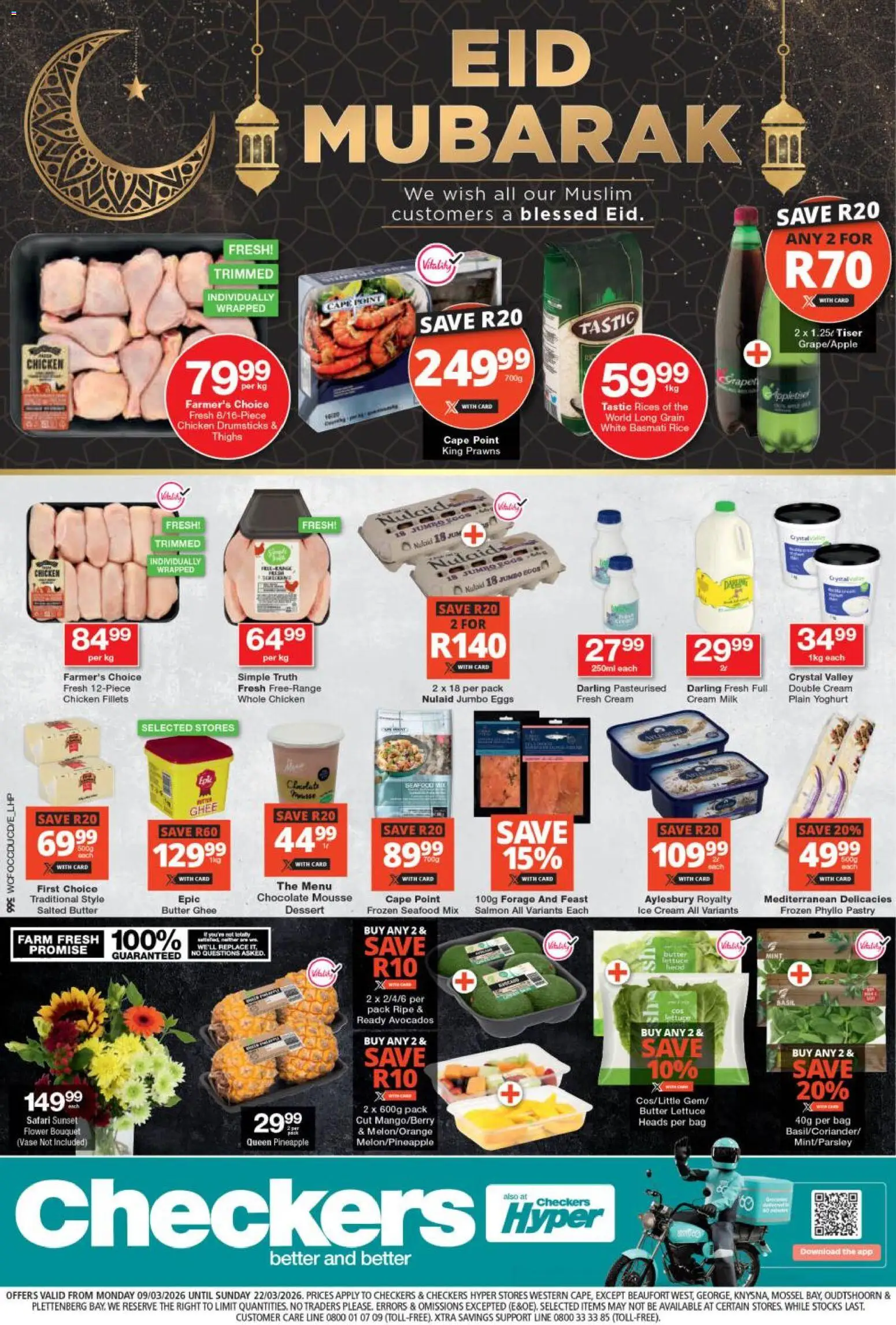 Checkers - Western Cape - Eid Mubarak Promotion 09/03 - 22/03/2026