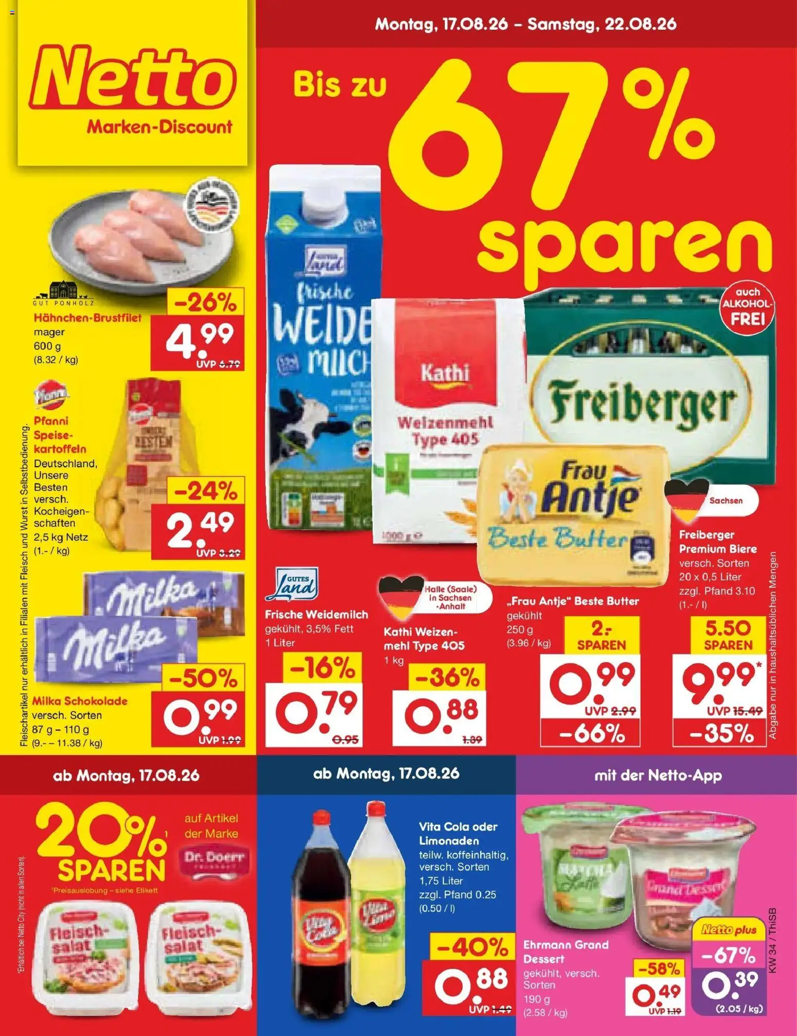 Vorschau von dem Prospekt des Geschäftes Netto Marken-Discount, gültig ab dem 17.08.2026
