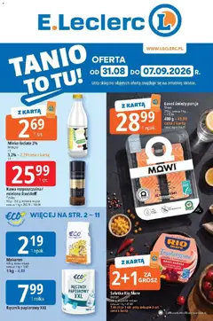 Pogląd gazetki "E.Leclerc gazetka" ze sklepu E.Leclerc ważnej od 31.08.2026