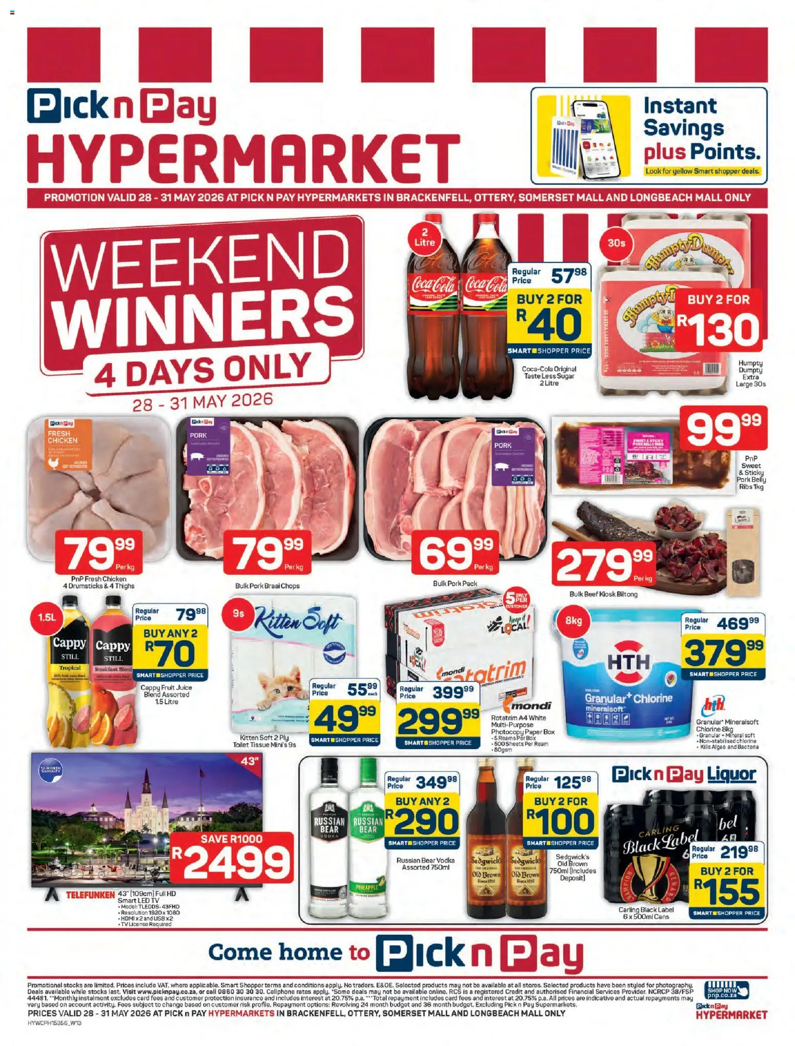 Preview of Pick n Pay flyer valid from 28/05/2026