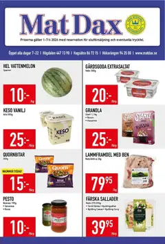 Förhandsgranska reklamblad Matdax erbjudanden från butik Matdax gäller från 01/06/2026