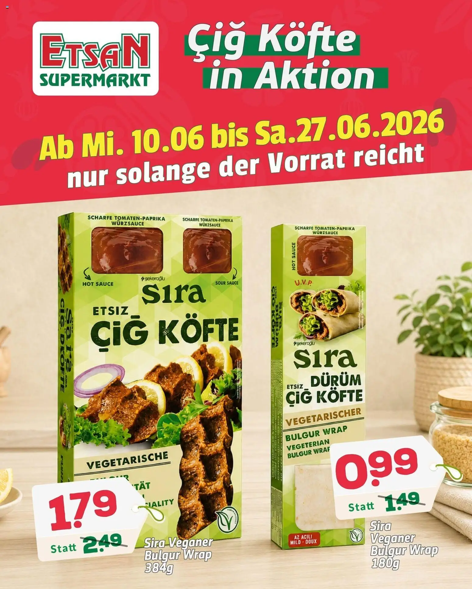 Vorschau der Angebote: ETSAN ETSAN Ciğ Köfte in Aktion gültig ab 10.06.2026