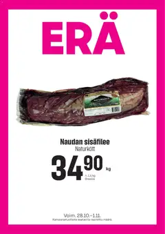 Kaupan Prisma Prisma Naudan sisäfilee esikatselu, voimassa 28/10/2026