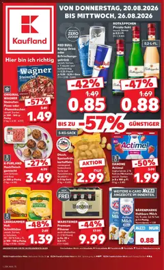 Vorschau von dem Prospekt des Geschäftes Kaufland, gültig ab dem 20.08.2026