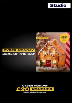 Preview of Studio Studio Cyber monday notice valid from 20/10/2026