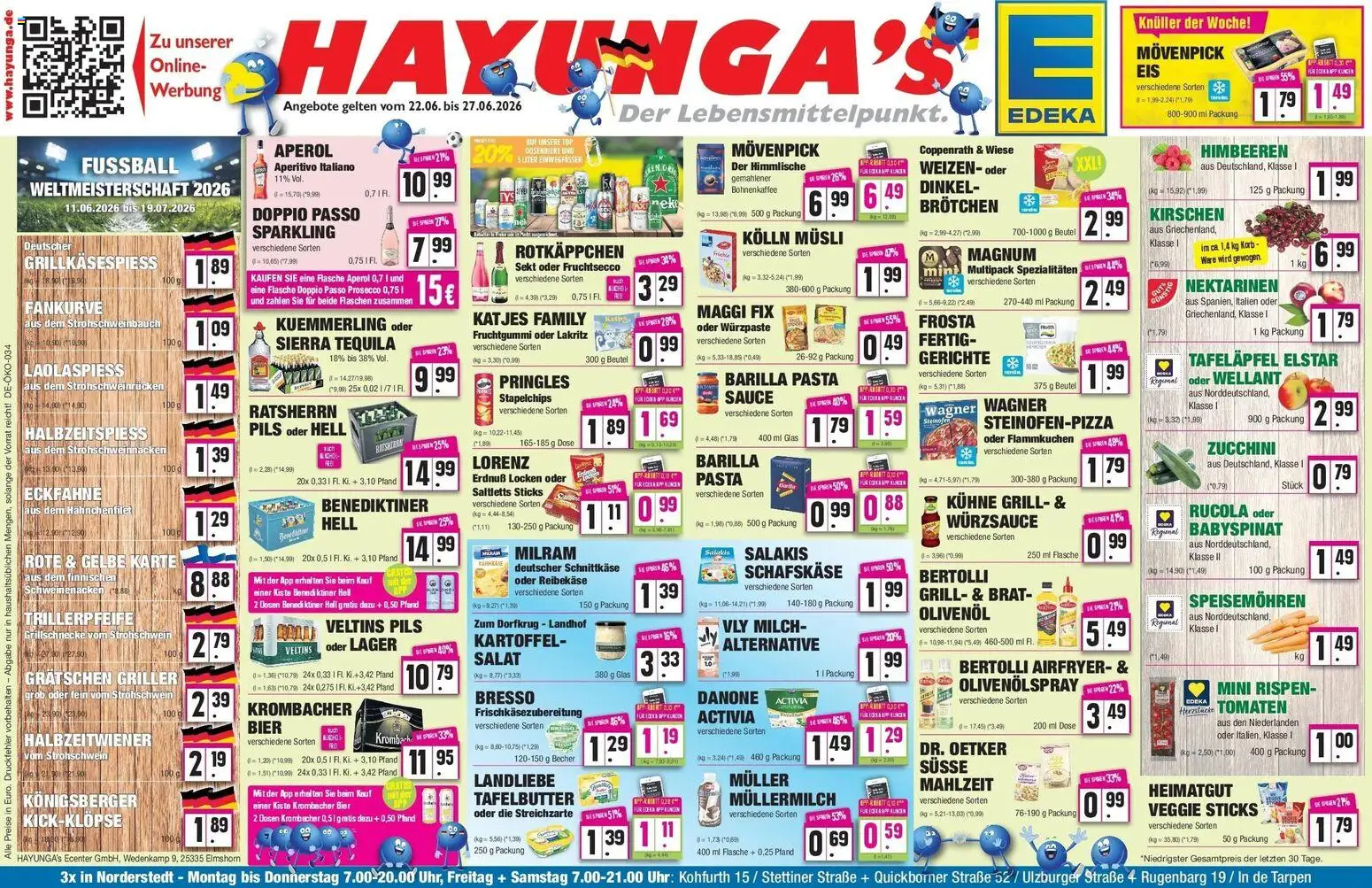 Vorschau von dem Prospekt des Geschäftes Edeka, gültig ab dem 22.06.2026