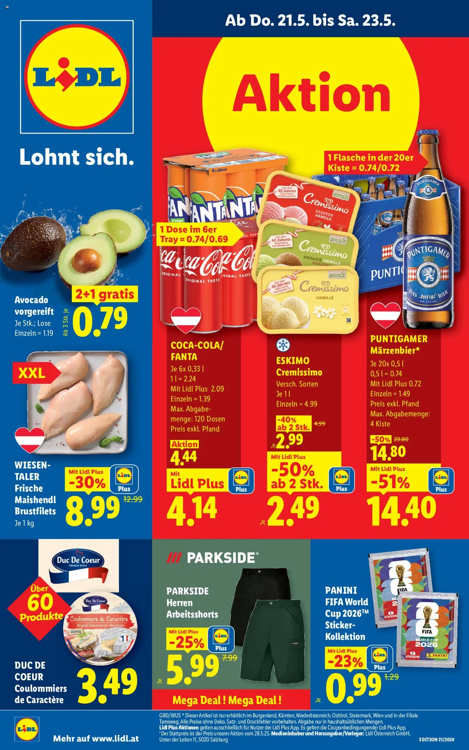 Vorschau der Angebote: Lidl Lidl Flugblatt - Eisenstadt, Ebenfurth, Mattersburg gültig ab 21.05.2026