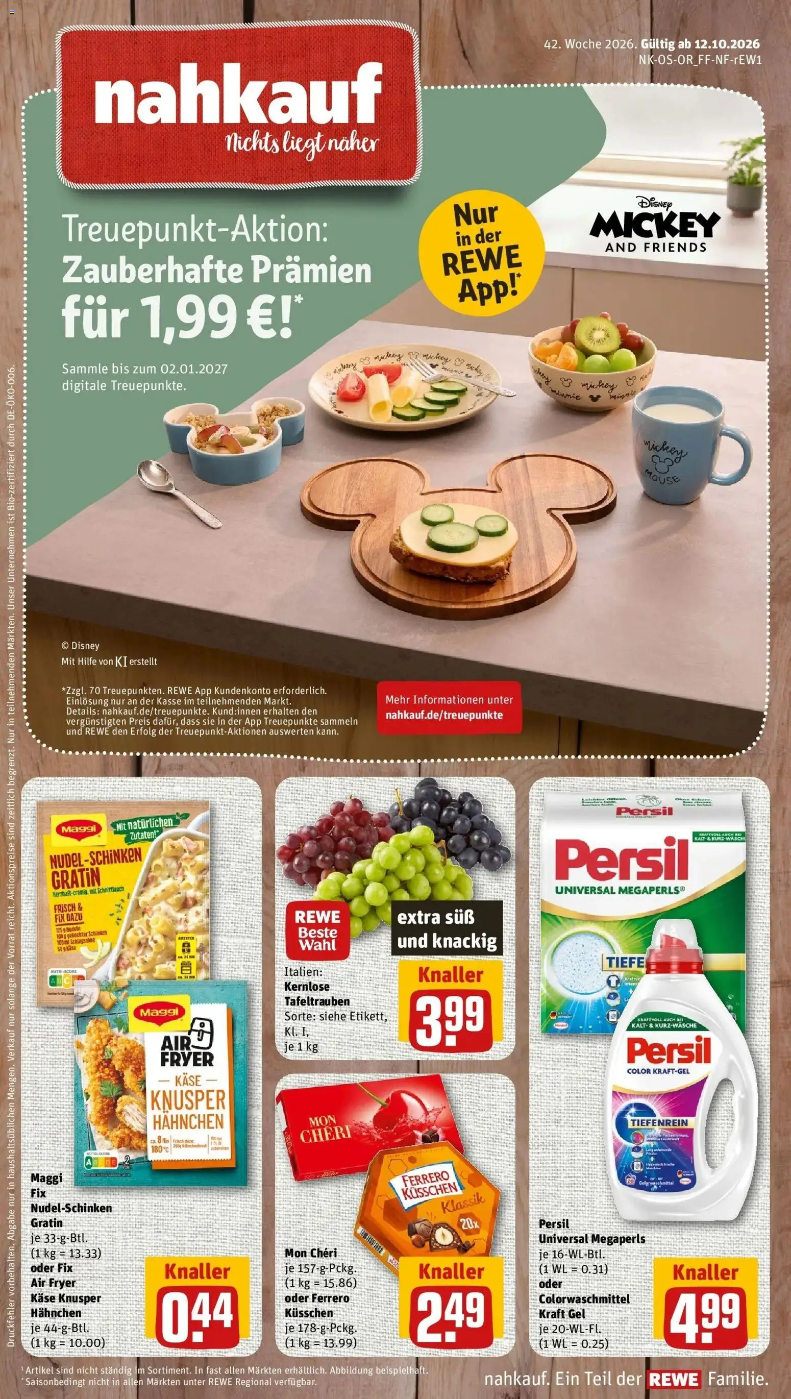 Vorschau von dem Prospekt des Geschäftes Rewe, gültig ab dem 12.10.2026