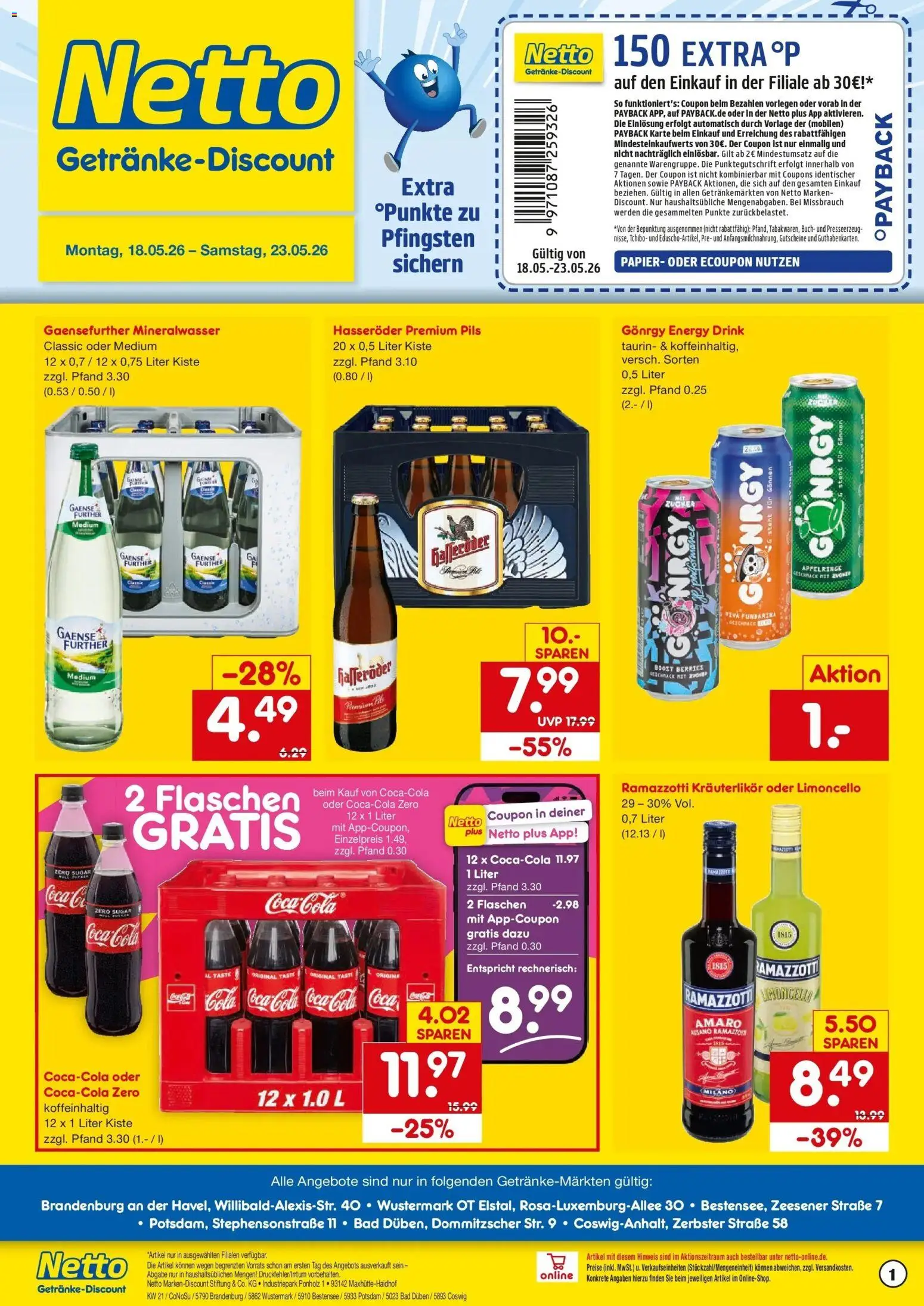 Vorschau von dem Prospekt des Geschäftes Netto Marken-Discount, gültig ab dem 17.05.2026