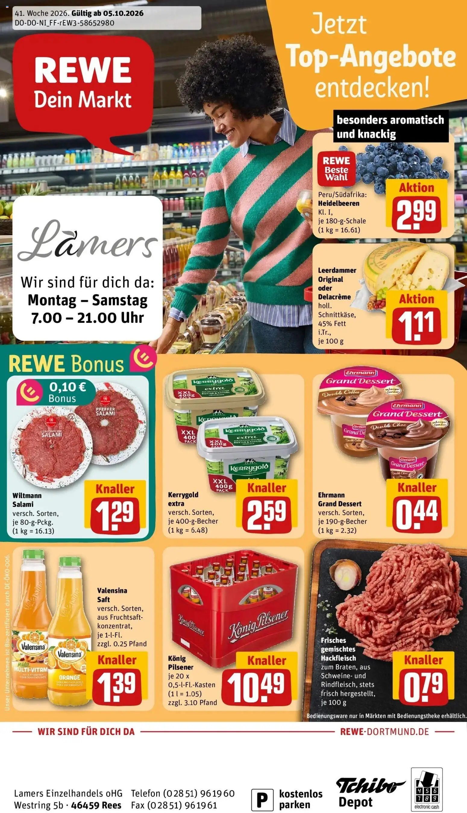 Vorschau von dem Prospekt des Geschäftes Rewe, gültig ab dem 05.10.2026