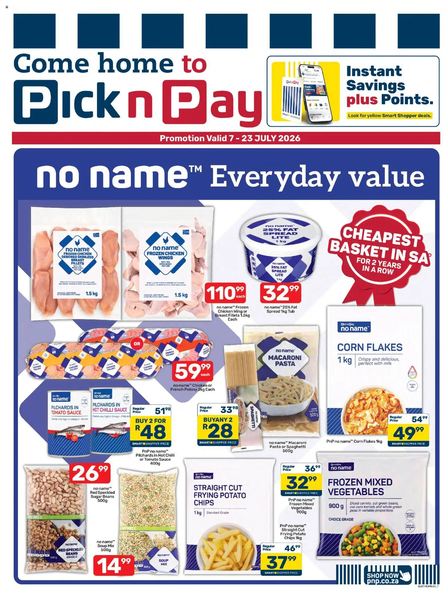 Preview of Pick n Pay flyer valid from 07/07/2026