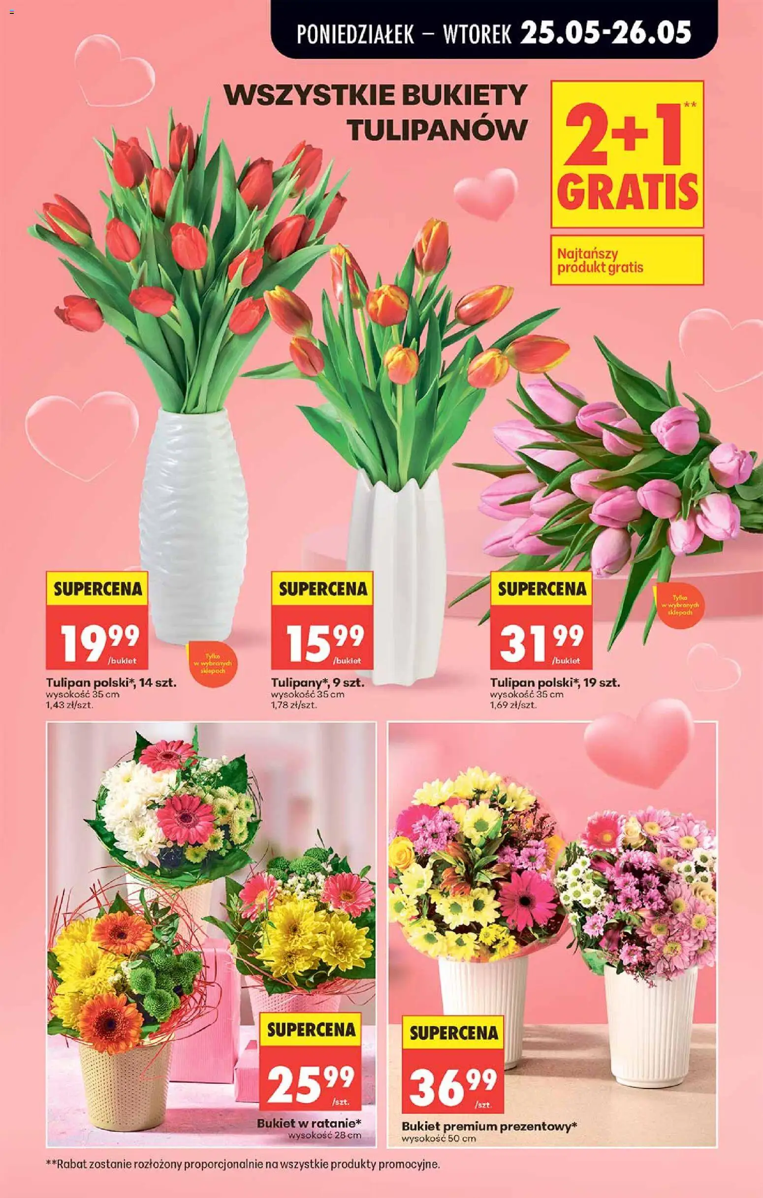 Pogląd gazetki "Biedronka gazetka - Kwiaty na dzień matki" ze sklepu Biedronka ważnej od 25.05.2026